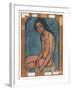 Nu Assis, C.1909 (Oil on Canvas)-Amedeo Modigliani-Framed Giclee Print