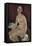 Nu assis-Amedeo Modigliani-Framed Stretched Canvas