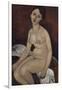 Nu assis-Amedeo Modigliani-Framed Giclee Print