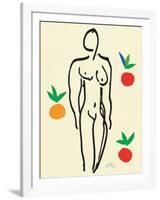 Nu Aux Oranges-Henri Matisse-Framed Art Print