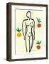 Nu Aux Oranges-Henri Matisse-Framed Art Print