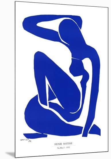 Nu Bleu I, c.1952-Henri Matisse-Mounted Art Print