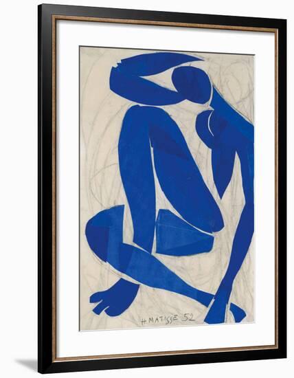 Nu Bleu IV-Henri Matisse-Framed Art Print