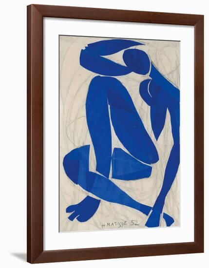 Nu Bleu IV-Henri Matisse-Framed Art Print