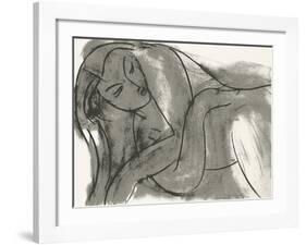 Nu, c.1941-Henri Matisse-Framed Serigraph