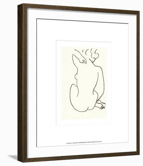 Nu, c.1949-Henri Matisse-Framed Serigraph