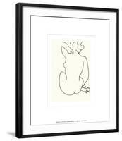 Nu, c.1949-Henri Matisse-Framed Serigraph