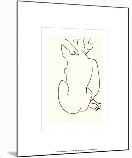 Nu, c.1949-Henri Matisse-Mounted Serigraph