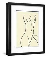 Nu, c.1952-Henri Matisse-Framed Serigraph