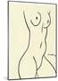 Nu, c.1952-Henri Matisse-Mounted Serigraph