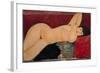 Nu Couché, 1917 (Oil on Canvas)-Amedeo Modigliani-Framed Giclee Print