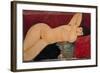 Nu Couché, 1917 (Oil on Canvas)-Amedeo Modigliani-Framed Giclee Print