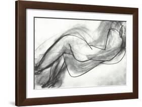 Nu Couche de Dos, c.1944-Henri Matisse-Framed Serigraph