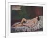 'Nu couché', mid 19th century, (1937)-Gustave Courbet-Framed Giclee Print