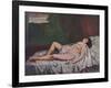 'Nu couché', mid 19th century, (1937)-Gustave Courbet-Framed Giclee Print