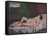 'Nu couché', mid 19th century, (1937)-Gustave Courbet-Framed Stretched Canvas