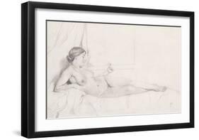Nu Couche sur un Canape-Felix Edouard Vallotton-Framed Premium Giclee Print