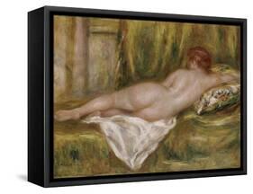 Nu couché, vu de dos ou Le repos après le bain-Pierre-Auguste Renoir-Framed Stretched Canvas