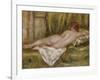 Nu couché, vu de dos ou Le repos après le bain-Pierre-Auguste Renoir-Framed Giclee Print