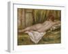 Nu couché, vu de dos ou Le repos après le bain-Pierre-Auguste Renoir-Framed Giclee Print