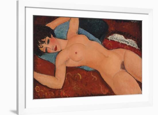 Nu Couche-Amedeo Modigliani-Framed Giclee Print