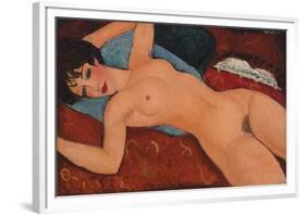 Nu Couche-Amedeo Modigliani-Framed Giclee Print