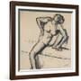 Nu, End 1890S-Edgar Degas-Framed Giclee Print