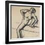 Nu, End 1890S-Edgar Degas-Framed Giclee Print