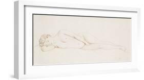 Nu Feminin Couche-Felix Edouard Vallotton-Framed Premium Giclee Print