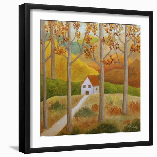 Nuances of Autumn-Angeles M Pomata-Framed Giclee Print