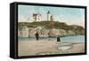 Nubble Lighthouse, York, Maine-null-Framed Stretched Canvas