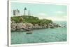 Nubble Lighthouse, York, Maine-null-Stretched Canvas