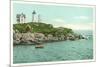 Nubble Lighthouse, York, Maine-null-Mounted Art Print