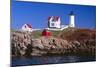 Nubble Lighthouse York Maine-George Oze-Mounted Photographic Print