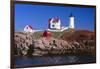 Nubble Lighthouse York Maine-George Oze-Framed Photographic Print