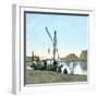 Nubia (Egypt), Travellers's Boat on the Nile-Leon, Levy et Fils-Framed Photographic Print