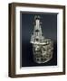 Nubia, Tomb, Royal Crown from Ballana Made of Silver with Inlaid Jewels-null-Framed Giclee Print