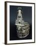 Nubia, Tomb, Royal Crown from Ballana Made of Silver with Inlaid Jewels-null-Framed Giclee Print