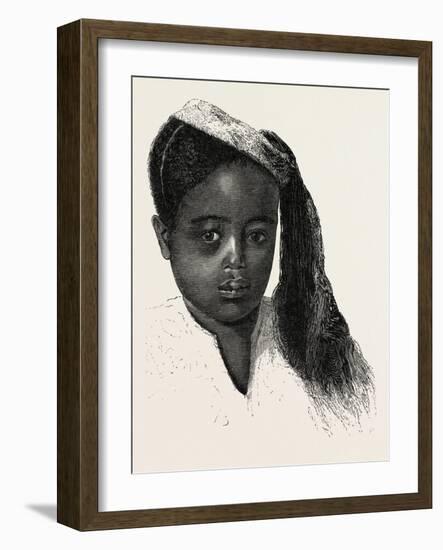 Nubian Boy of Good Family, Egypt, 1879-null-Framed Giclee Print