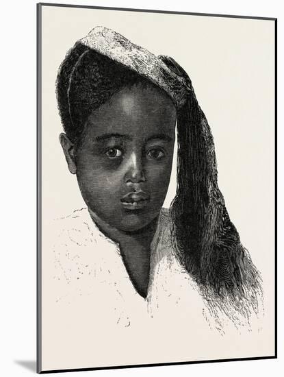 Nubian Boy of Good Family, Egypt, 1879-null-Mounted Giclee Print