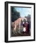 Nubian Giraffe-Jacques-Laurent Agasse-Framed Giclee Print