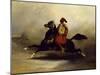 Nubian Horseman at the Gallop-Alfred De Dreux-Mounted Giclee Print