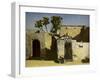 Nubian house on Elephantine Island-English Photographer-Framed Giclee Print
