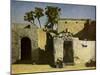 Nubian house on Elephantine Island-English Photographer-Mounted Giclee Print