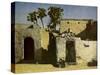 Nubian house on Elephantine Island-English Photographer-Stretched Canvas