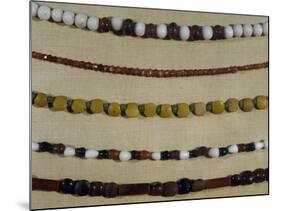 Nubian Necklaces with Semi-Precious Stones-null-Mounted Giclee Print