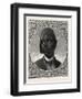 Nubian Official, Egypt, 1879-null-Framed Premium Giclee Print