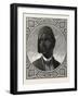 Nubian Official, Egypt, 1879-null-Framed Giclee Print