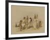 Nubian Women at Kortie on the Nile, from "Egypt and Nubia," Vol.1-David Roberts-Framed Giclee Print