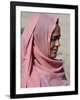 Nubian Women Wear Bright Dresses and Headscarves Even Though They are Muslims-Nigel Pavitt-Framed Photographic Print